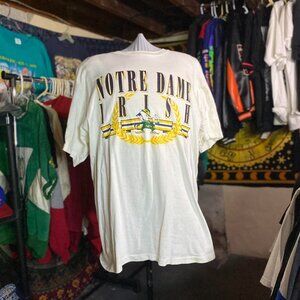 champion single stitch notre dame t shirt